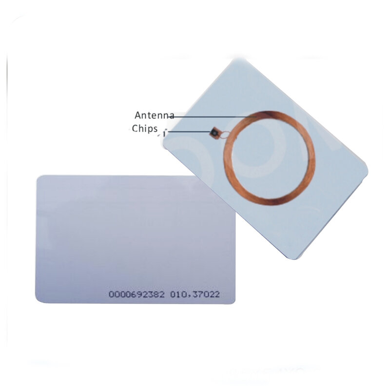 100PCS/lot EM ID CARD 4100/4102 reaction ID card 125KHZ RFID Card free 1 reader(TXT out)/EM access control card