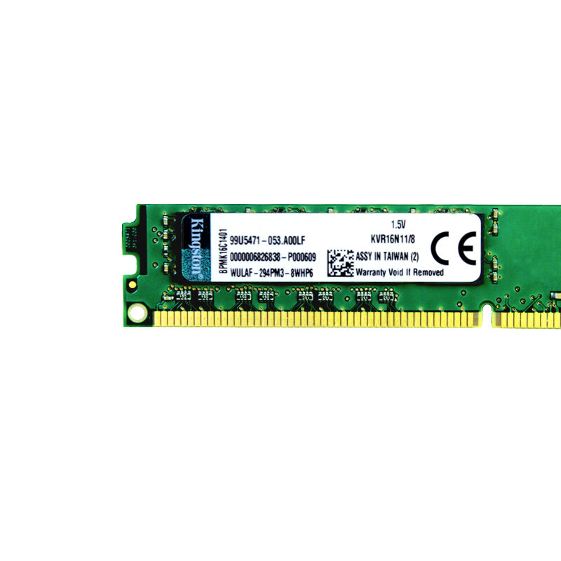 Kingston-DDR3 Memória RAM para Desktop, DDR3, 4GB, 2GB, 8GB, PC3-10600, PC3-12800, 1333MHz, 1600MHz