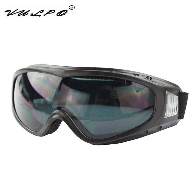 VULPO-Gafas de esquí para deportes al aire libre, a prueba de viento, antivaho, a prueba de polvo, protección UV, gafas de esquí deportivas, gafas de Skate para Snowboard