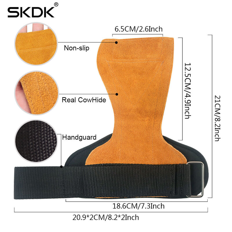 SKDK Hand Grips for Gym Weight lifting CrossFit Fitness equipment Gym Crossfit Trainining fitnes gear