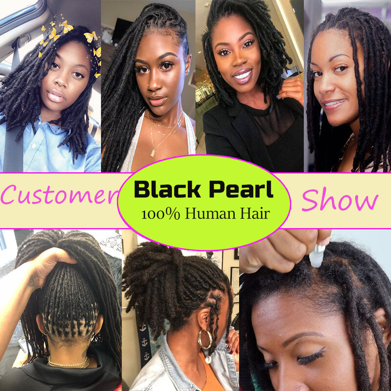 Trenzas negras rizadas estilo Afro Remy con ganchillo, trenzas 100% pelo humano, pelo Jumbo Dread, trenzas hechas a mano trenzadas