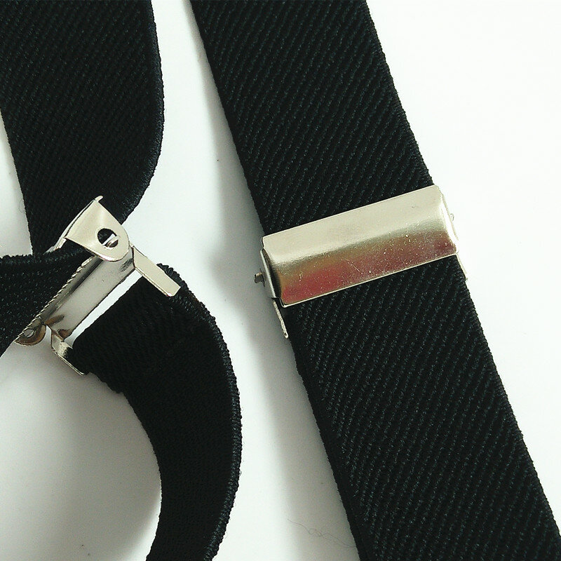 Bretelle elastiche per bambina per neonato Y clip posteriori su bretelle per bambini in tinta unita accessori per bambini taglia S 2.5*65cm