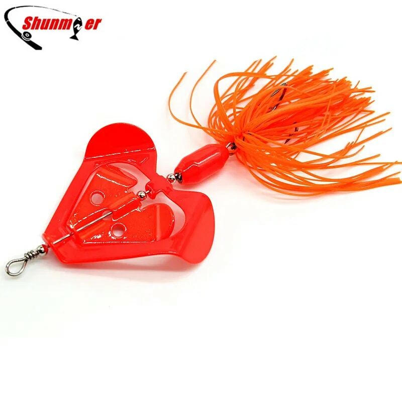 SUNMILE 1pc 20g Buzzbait Spinner Bait Spoon Fishing Lure Pesca Peche Spinnerbait Tackle Fish Lures Isca Artificial Carp