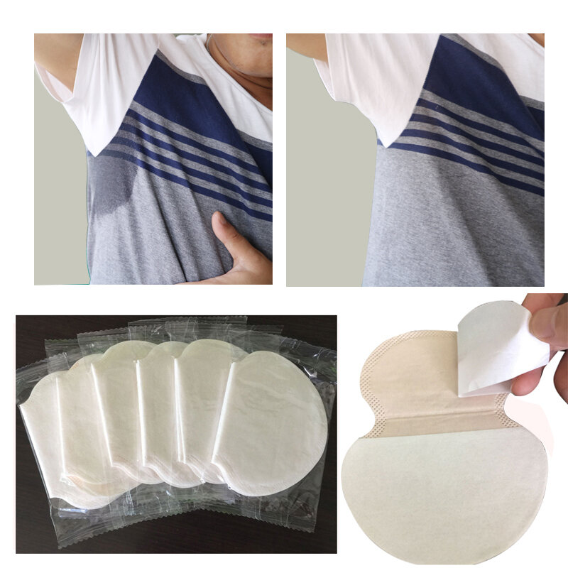 Almohadillas absorbentes de sudor para axilas, pegatinas antisudor desechables, 20/30/40 unidades