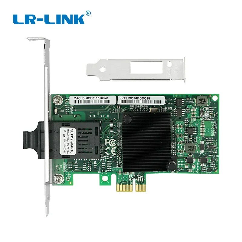 LR-LINK 9260PF-LX 기가비트 이더넷 서버 어댑터 1000mb 광섬유 네트워크 카드 Intel 82586 호환 E1G42EF Nic