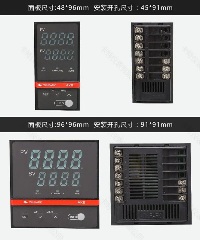 AK6-AKL110 BK DK EKL210 Tampilan Digital Thermostat Cerdas Suhu Controller
