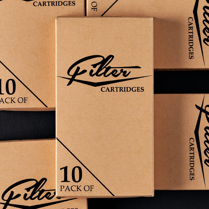 EZ 필터 카트리지 커브드 매그넘 (RM) 안전 멤브레인 바늘, 로터리 펜 기계 그립용 #12 (0.35mm) #10 (0.30), 10 개