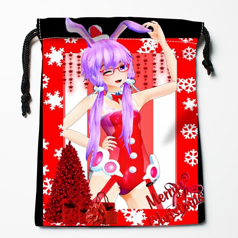 Benutzerdefinierte anime frohe weihnachten Taschen Individuell Bedruckte geschenk taschen Mehr Größe 18*22cm Compression Typ Taschen