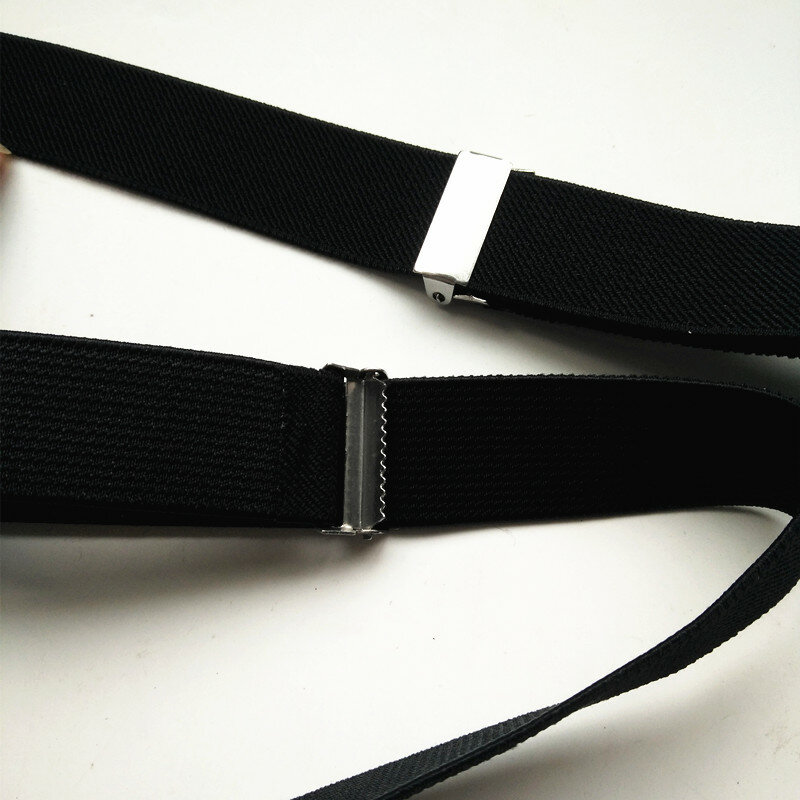 Legal preto suspensórios das mulheres dos homens forte elástico cinta aderjutable clipes crianças suspensórios meninos presente bd055