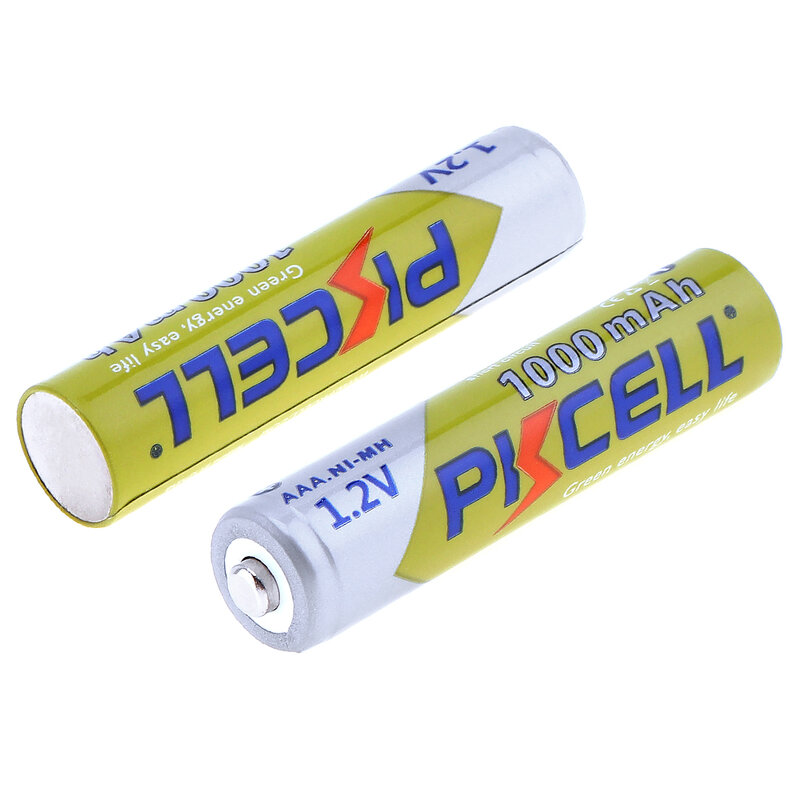 PKCELL-Ni-MH AAA bateria recarregável, 3A, 1.2V, 1000mAh, baterias para câmera, lanterna, brinquedo, 10pcs por lote
