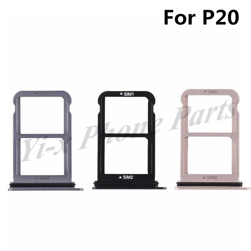 Bandeja de tarjeta SIM bandeja de ranura para tarjeta Micro SD para Huawei Asecnd P20 piezas de repuesto