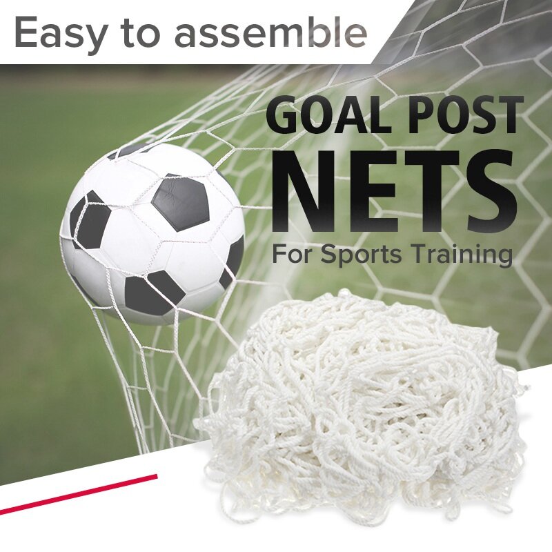 5 Size Soccer Goal Net Football Goal Net Football Soccer Goal Post Net For Sports Training Match Replace Adult Kid