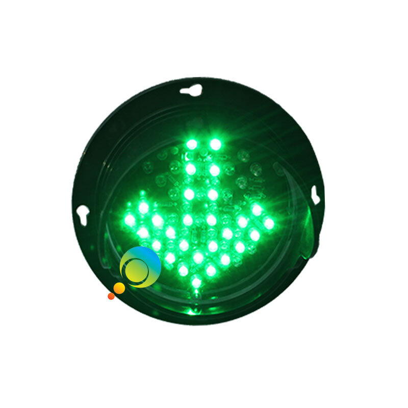 DC12V جديد تصميم تخصيص نمط 100 مللي متر 4 بوصة LED مصباح البسيطة الصليب الأحمر الأخضر السهم المرور ضوء وحدة