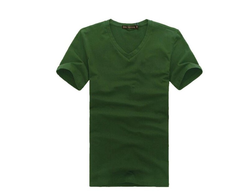 Novo magro verde escuro azul cinza preto branco t camisas magro ajuste manga curta masculino camiseta 6 tamanho S-XXXL
