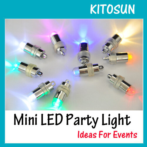 Luces led impermeables para decoración de fiestas y bodas, Mini jarrón, 50 unids/lote
