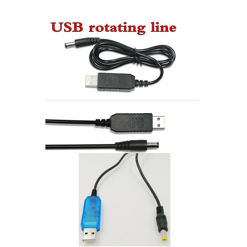 USB Power Line Isi Ulang Mobil Harta Karun untuk Huawei B310 B315 ZTE MF253S Power Supply Line Circular Hole USB To Dc5.5