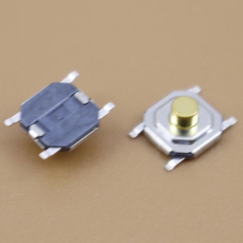YuXi 4*4*2.5 MM micro interruptor de toque interruptor de botão de cobre cabeça de chave 4X4X2.5 Hot venda por atacado