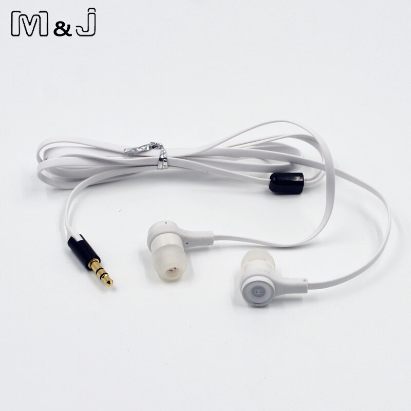M & J JM21 100% 오리지널 스테레오 이어폰 다채로운 브랜드 헤드셋 음악 이어폰, 게임 플레이어 휴대 전화 PC MP3