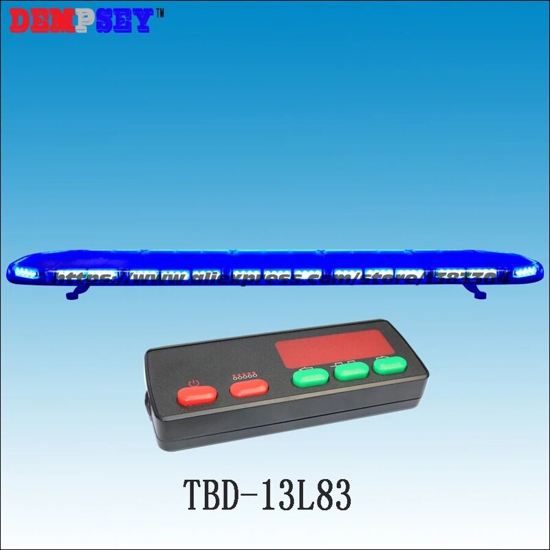TBD-13L80 고품질 슈퍼 밝은 1.8M LED 조명 바, DC12V/24V 자동차 지붕 플래시 스트로브 조명 바, 엔지니어링/비상 조명