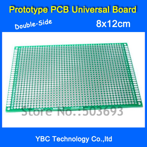 Free Shipping 8pcs/Lot 6x8  7x9   8x12  9x15cm Double-Side Prototype PCB Universal Board for DIY