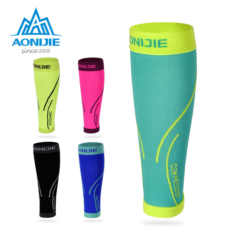AONIJIE 1Pair Leggings Protective Sports Compression Calf Sleeve Safety Breathable Warm Running Hiking E4068 E4405
