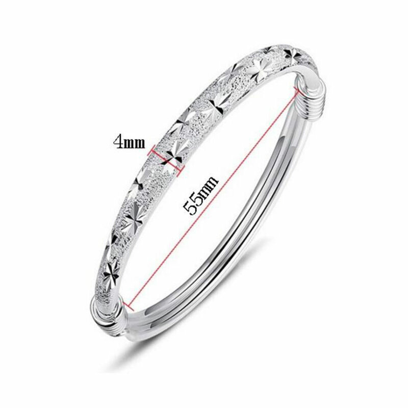 925 pulseiras de prata esterlina ajustável esfrega estrela pulseiras & pulseiras para feminino pulseras presente dos namorados S-B62