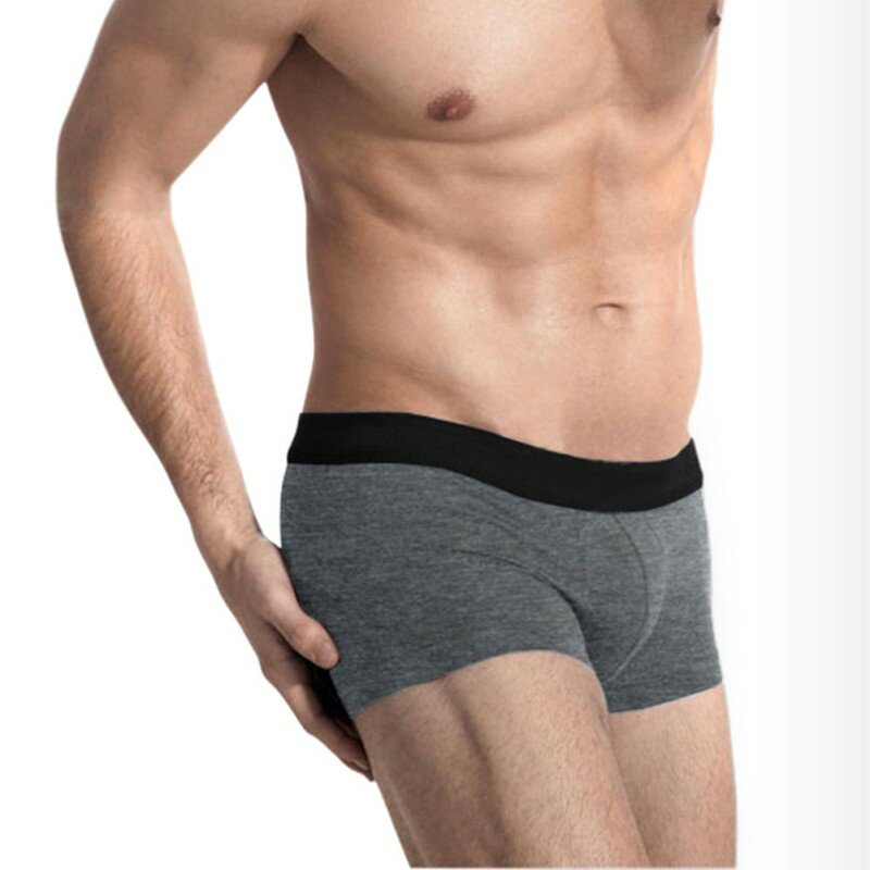 Macio Popular Masculino Calcinhas Boxer Shorts De Algodão Homem Sexy Plus Tamanho Grande Cuecas Tronco Homem cueca
