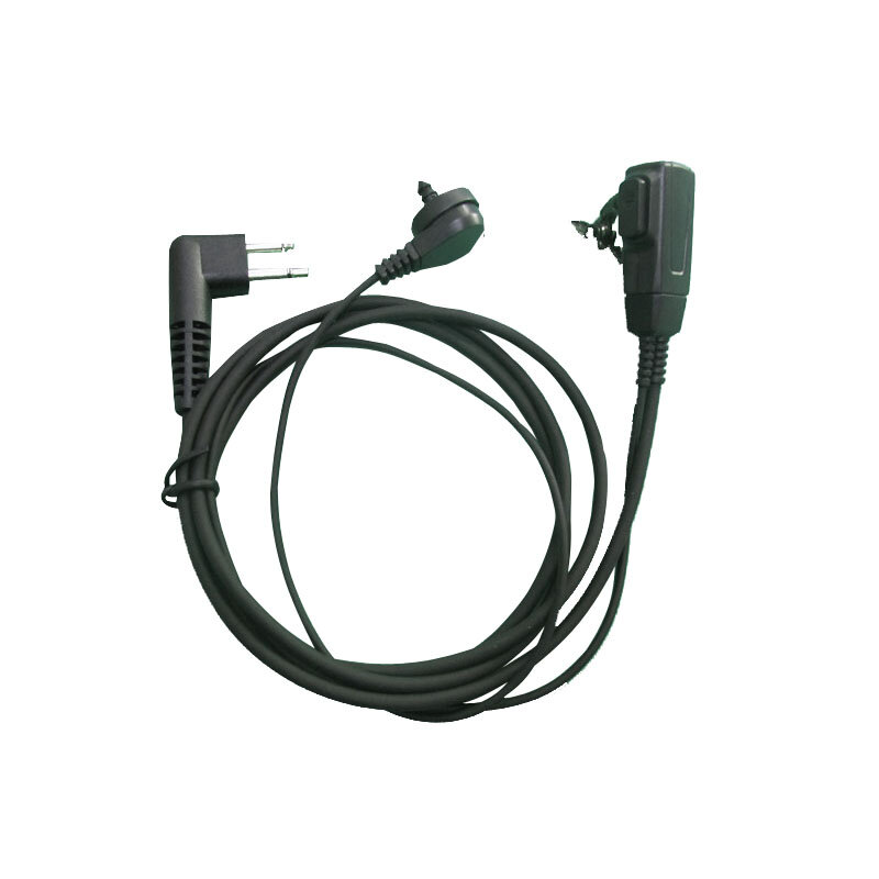 2 Pin Rahasia Akustik Tabung Earpiece untuk Motorola Radio GP88/GP300/GP2000