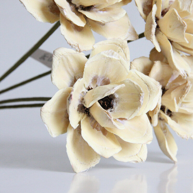 Jepang supply, Petunjuk simulasi bunga bunga simulasi kering Huashan camellia fotografi alat peraga perhiasan