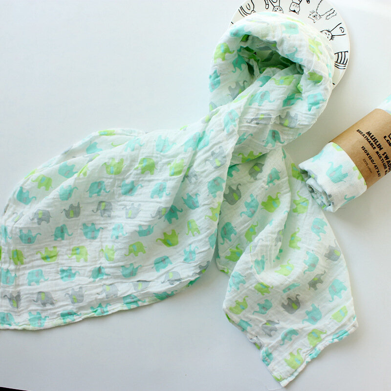 Drop Verzending Mousseline 100% Katoen Baby Inbakeren Pasgeboren Ontvangen Deken Baby Wrap Sleepsack Wandelwagen Cover Deken Speelkleed
