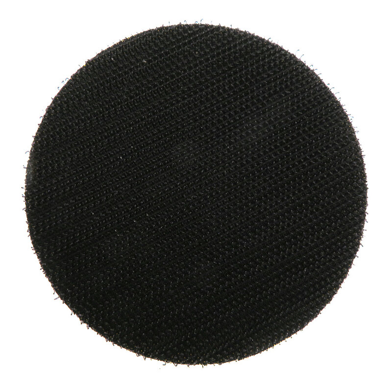 Almohadilla de lijado de gancho y bucle de 3 pulgadas, 5/16 "-24, placa de respaldo de 75mm, 4 clavos para disco de lijado flocado, amoladora pulidora