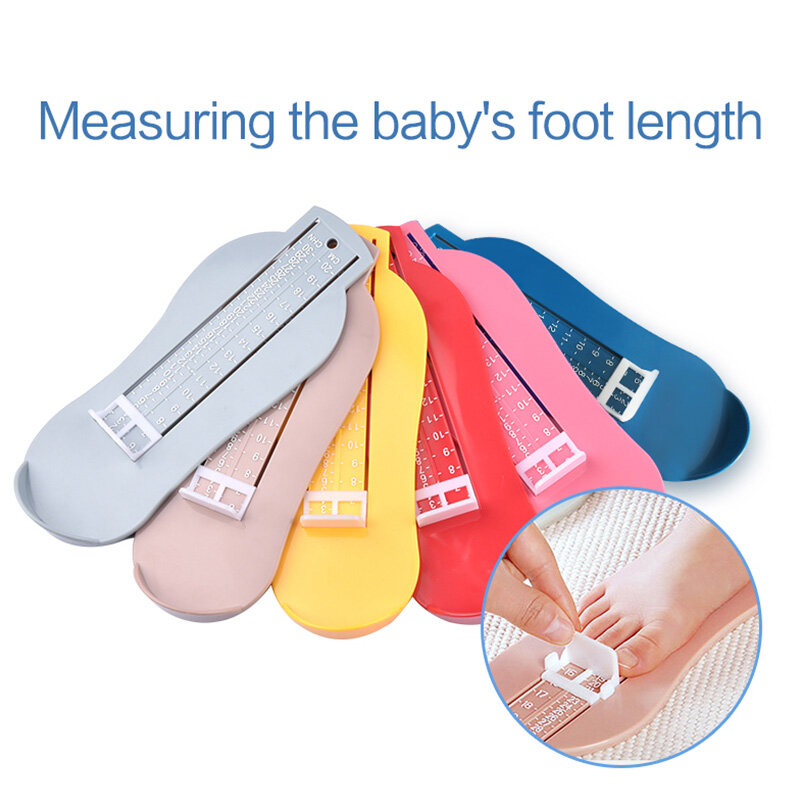 Herramienta de medición de pies para niños, ayudante de zapatos, calculadora de tamaño, regla de medición de pies para bebés, dispositivo de medición de zapatos