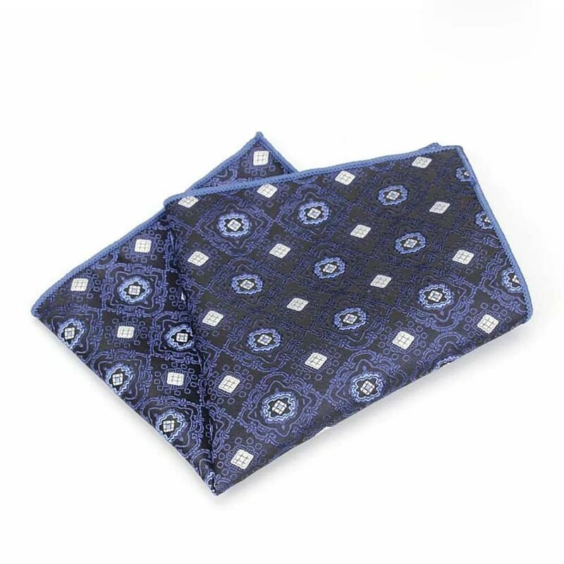 HUISHI квадратный жаккардовый платок с цветочным карманом, мужской Карманный носовой платок
