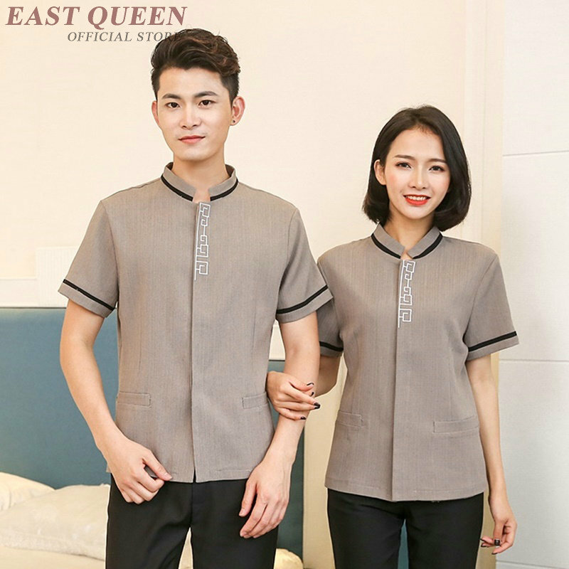 Housekeeping uniformen hotel levert maid hotel cleaner uniform werkkleding schoonmaak uniform serveerster kleding DD1081