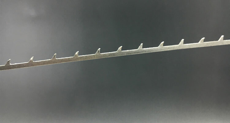 100 Pieces 310mm Scroll Saw Blades Cutting Curve 310*1.6*0.6mm Jig Saw Blades For Wood ( Saw Blade Width 1.6/1.8/2.0/2.4mm)
