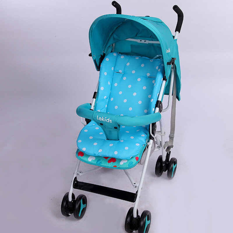 Dot design almofada de fraldas do bebê carrinho de bebê almofada tapete de algodão carrinho de bebê assento almofada para carrinhos carrinho de bebê carrinho de criança acessórios