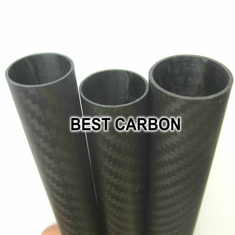 25mm x 22mm 245mm 3k sarja matte tubo de fibra de carbono