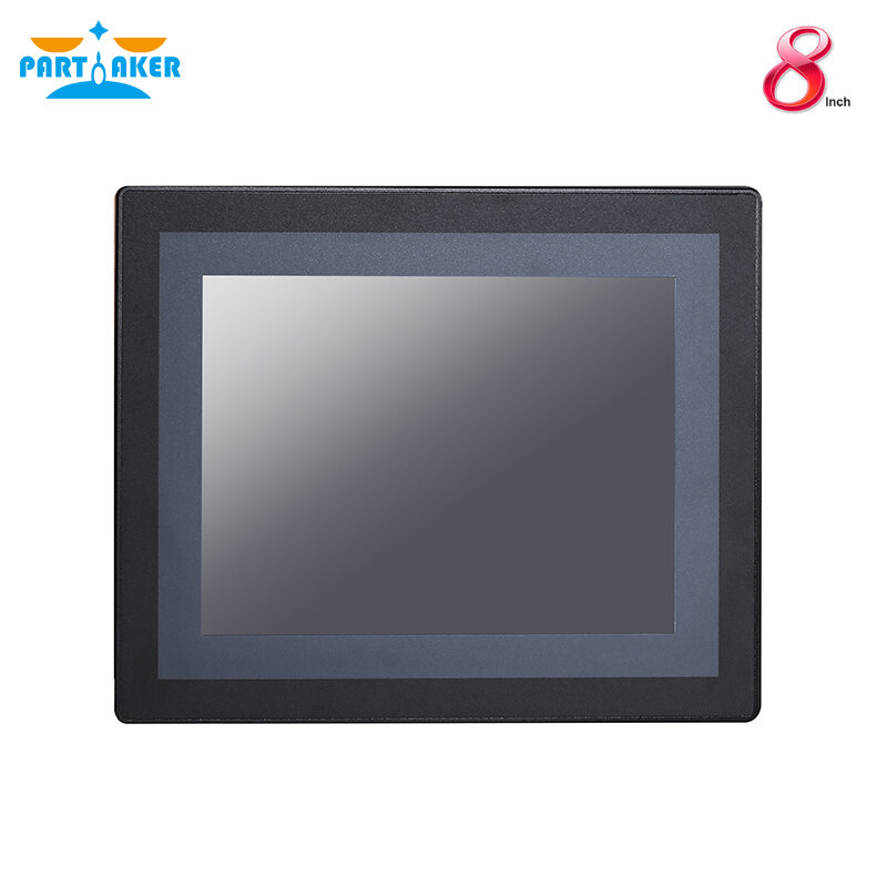 8 zoll LED IP65 Industrie Touch Panel PC Alle in Einem Computer Mit Widerstand Touchscreen Intel Celeron J1900 Dual Lan