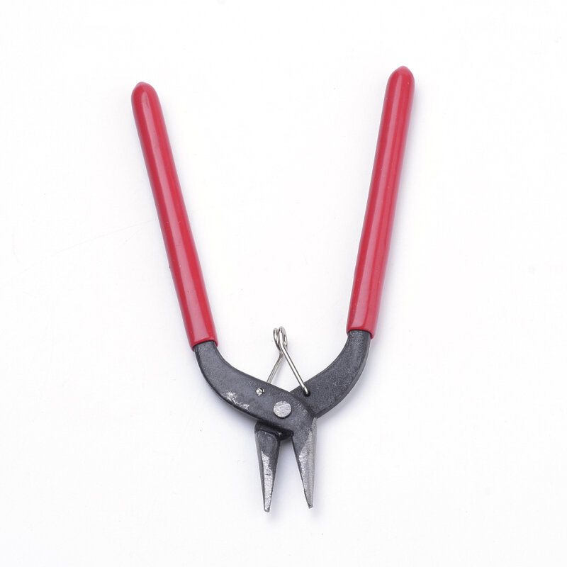 45# Polished Steel Jewelry Pliers Flat Nose Pliers Jewelry Making Tools 160x45x10mm