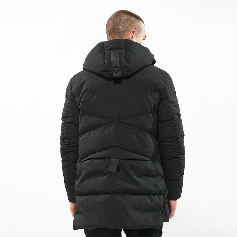 MRMT 2024 브랜드 남성 재킷, 긴 단락 면 의류, 두꺼운 재킷, 남성 외투 의류 오버코트