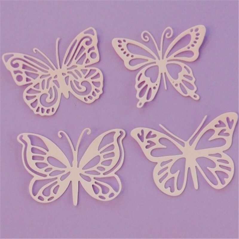 4pcs butterfly Metal Cutting Dies for DIY Scrapbooking Photo Album Embossing Paper Cards Decor Crafts die cut