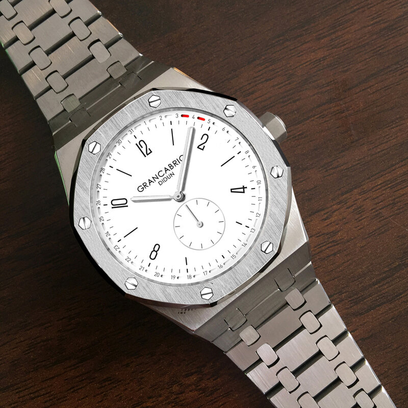 Mens Relógios Top Marca de Luxo Negócio Relógio de Quartzo Relógio Masculino relógios de Pulso cinta de aço