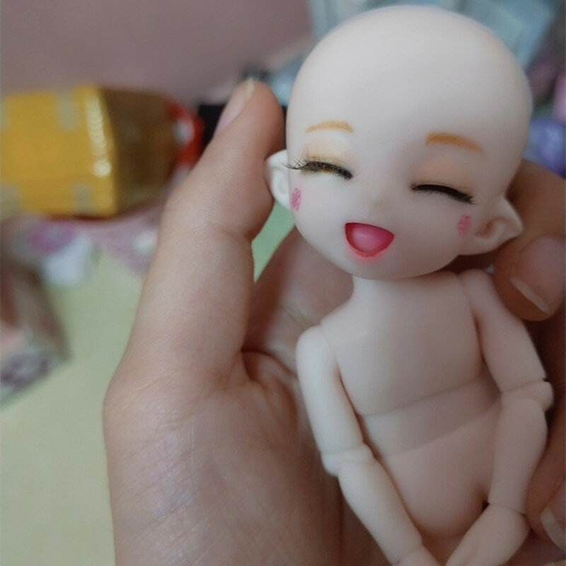 Boneca PongPong bonito com olhos para o bebê, BJD, SD, BB, presente, nova chegada, 2019, frete grátis