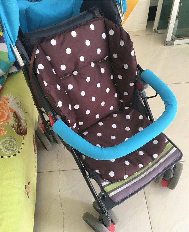 Коврик для детских подгузников в горошек, подушка для детских колясок, хлопковая Подушка для детских колясок, аксессуары для детских колясок
