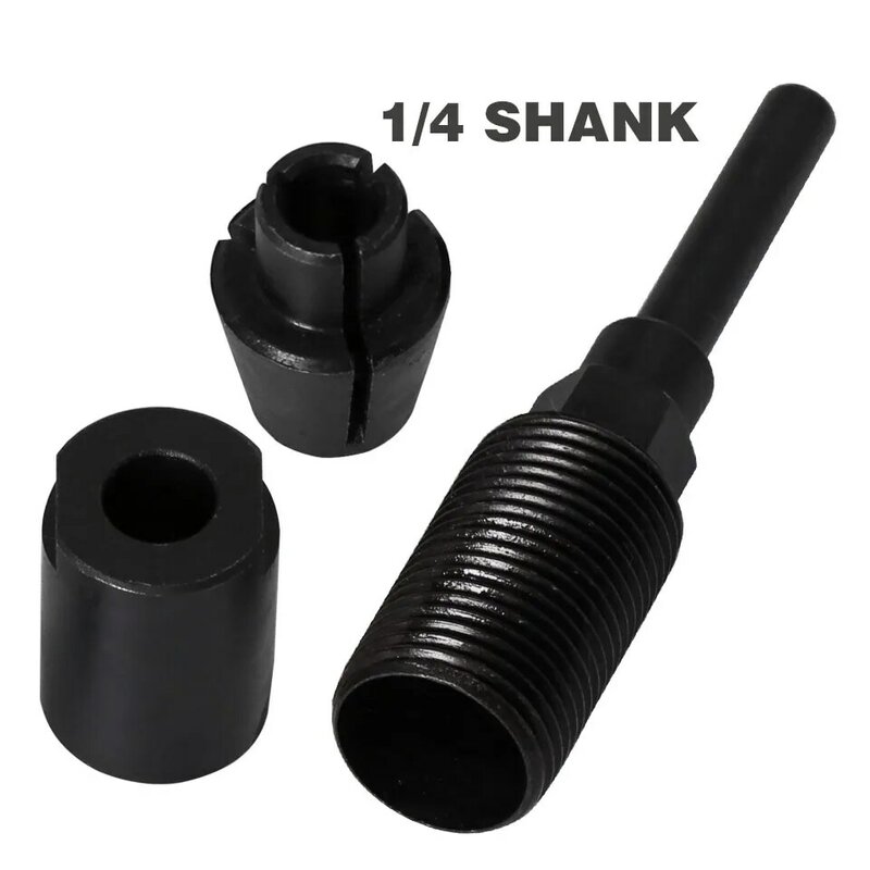 1 PC 1/4 "8mm 12mm 1/2" Schacht hoge kwaliteit bits Router Collet Extension graveermachine extension staaf