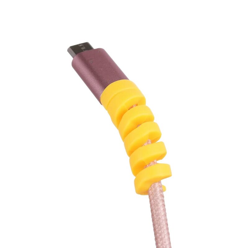 Dễ thương Sạc Bảo Vệ Cáp Saver Bìa Đối Với Apple iPhone 8 X Sét USB Cord Charger Cable Đáng Yêu