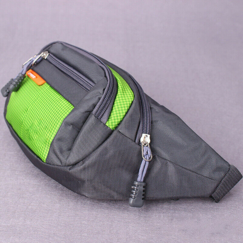 Men's women's universal fanny pack sports waist bag large capacity waterproof multi-function travel outdoor nerka belt bag