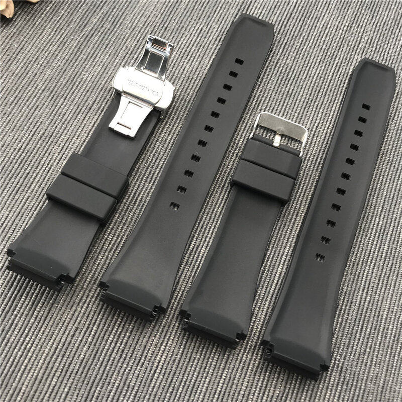 Резиновый ремешок для часов Casio Watch Edifice EF-552D-1A спортивный браслет мужской силиконовый браслет 17 мм Бабочка Пряжка EF-552