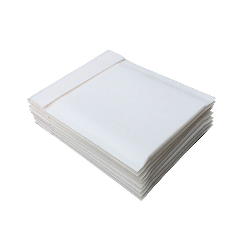 6 rozmiary biały papier pakowy koperty bąbelkowe torby wyściełane koperty wysyłka koperta z bańki torebka wysyłkowa 10 sztuk