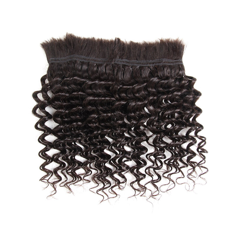 レミーナチュラルブラジリアンディープウェーブブレードバルク,10〜30インチ,事前に着色されたエレガントな髪,よこ糸なし,無料配達